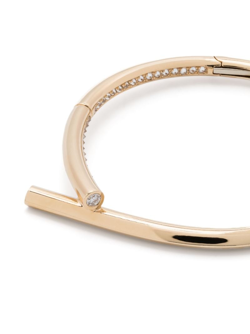 18k Yellow Gold Oera Diamond Hoop Earrings
