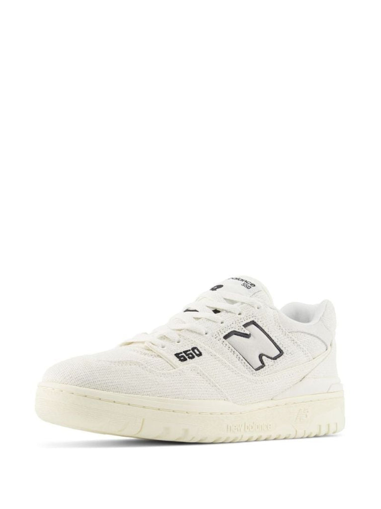 White 550 Low-top Canvas Sneakers