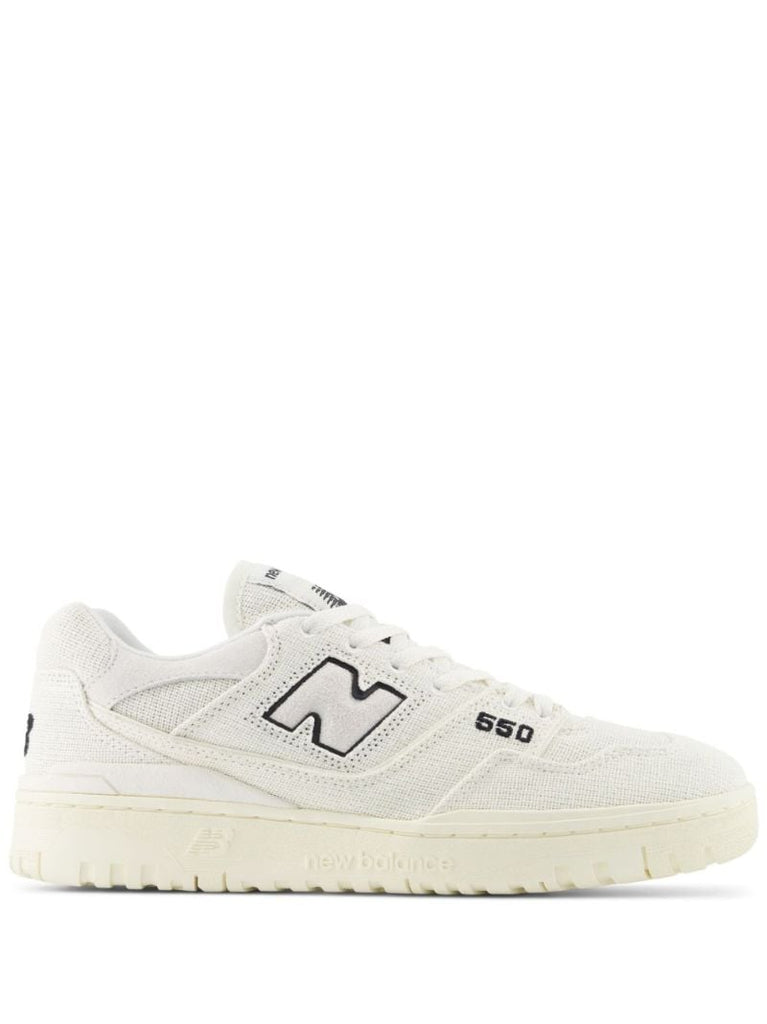 White 550 Low-top Canvas Sneakers