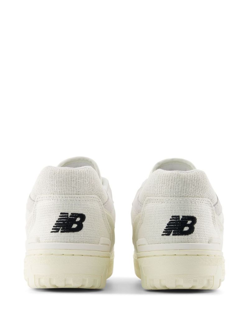 White 550 Low-top Canvas Sneakers