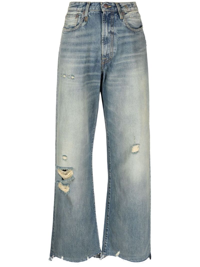 Blue Wayne Wide-leg Jeans