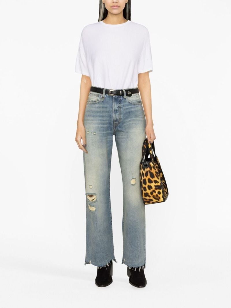 Blue Wayne Wide-leg Jeans