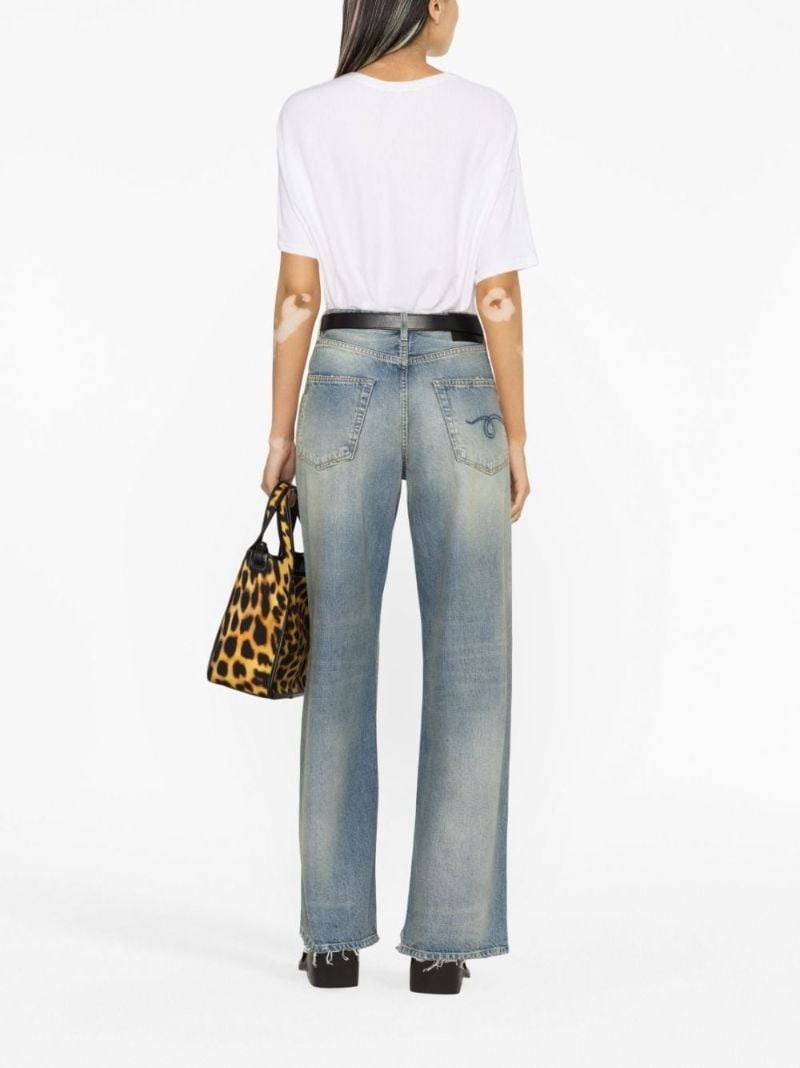 Blue Wayne Wide-leg Jeans