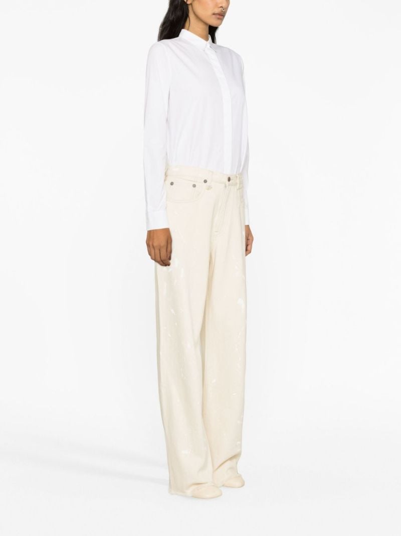 Neutral Darcy Wide-leg Jeans