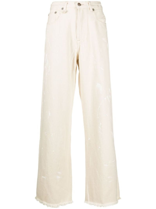 Neutral Darcy Wide-leg Jeans