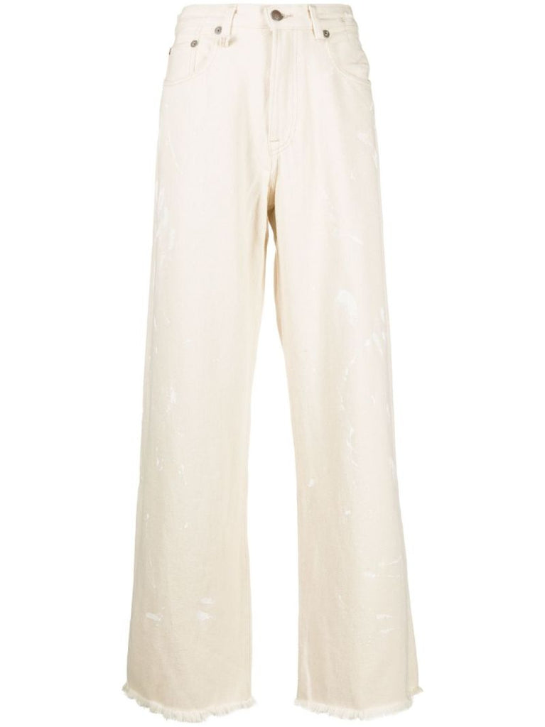 Neutral Darcy Wide-leg Jeans