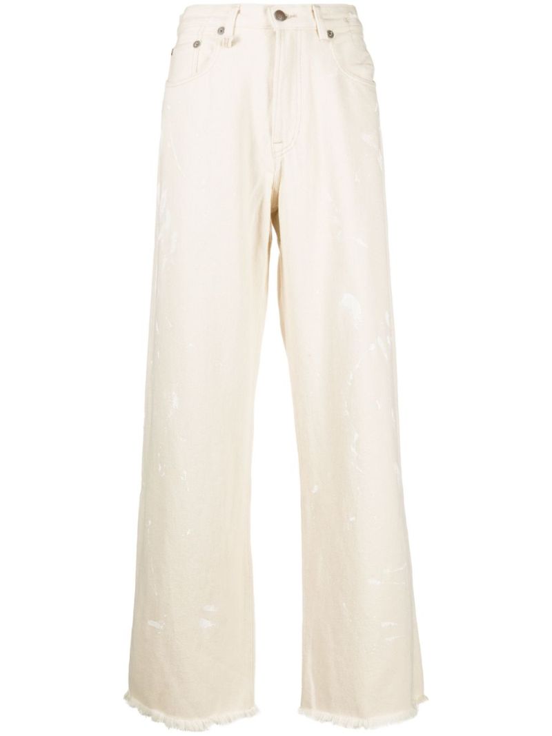 Neutral Darcy Wide-leg Jeans