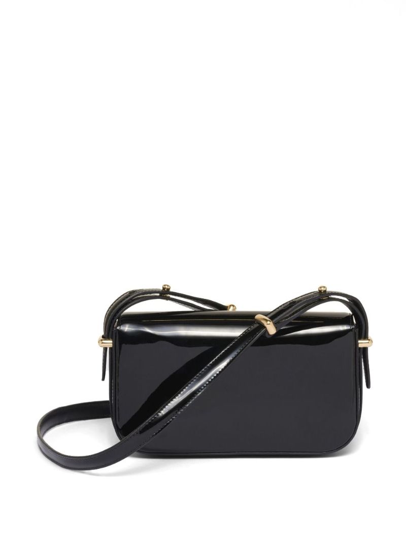 Black Triangle-logo Shoulder Bag