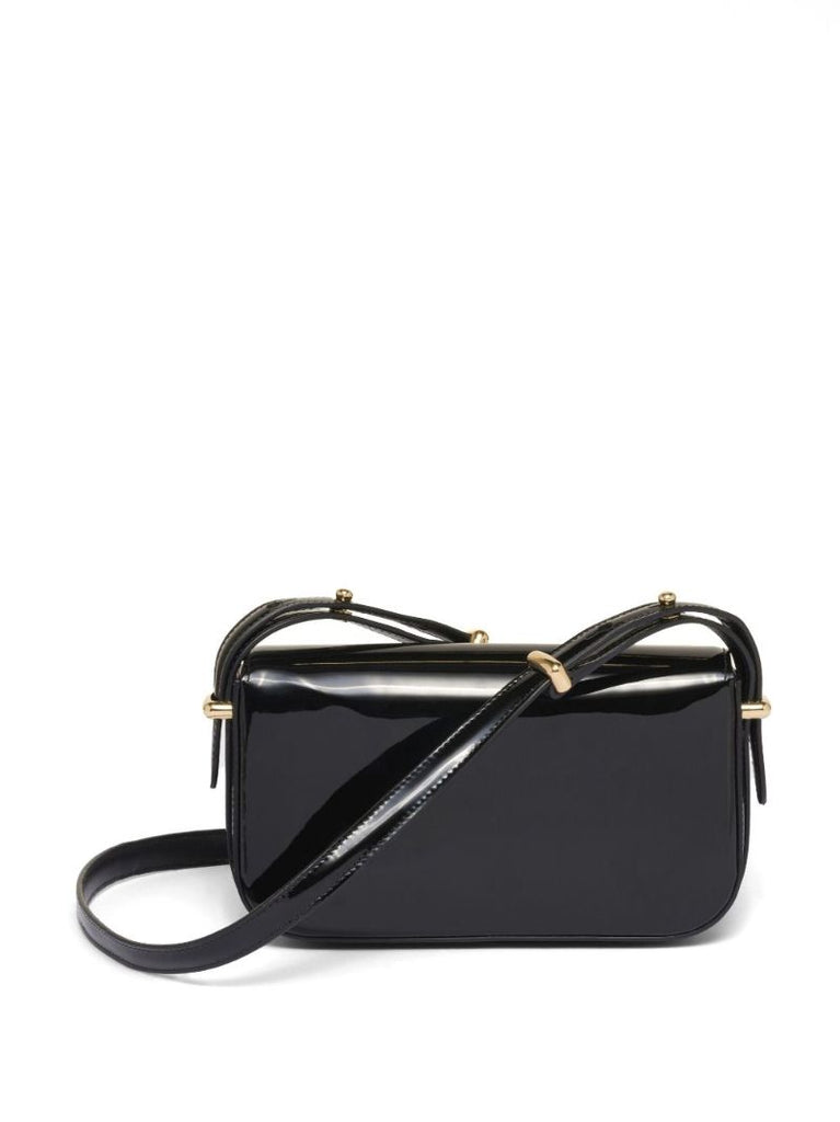 Black Triangle-logo Shoulder Bag