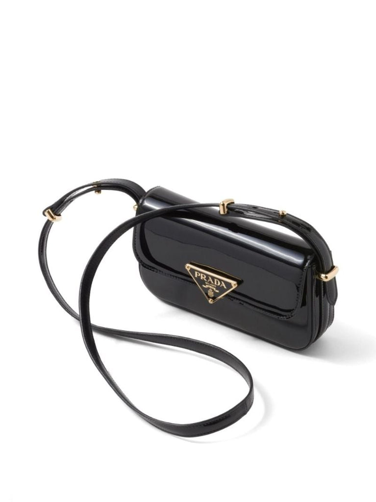 Black Triangle-logo Shoulder Bag
