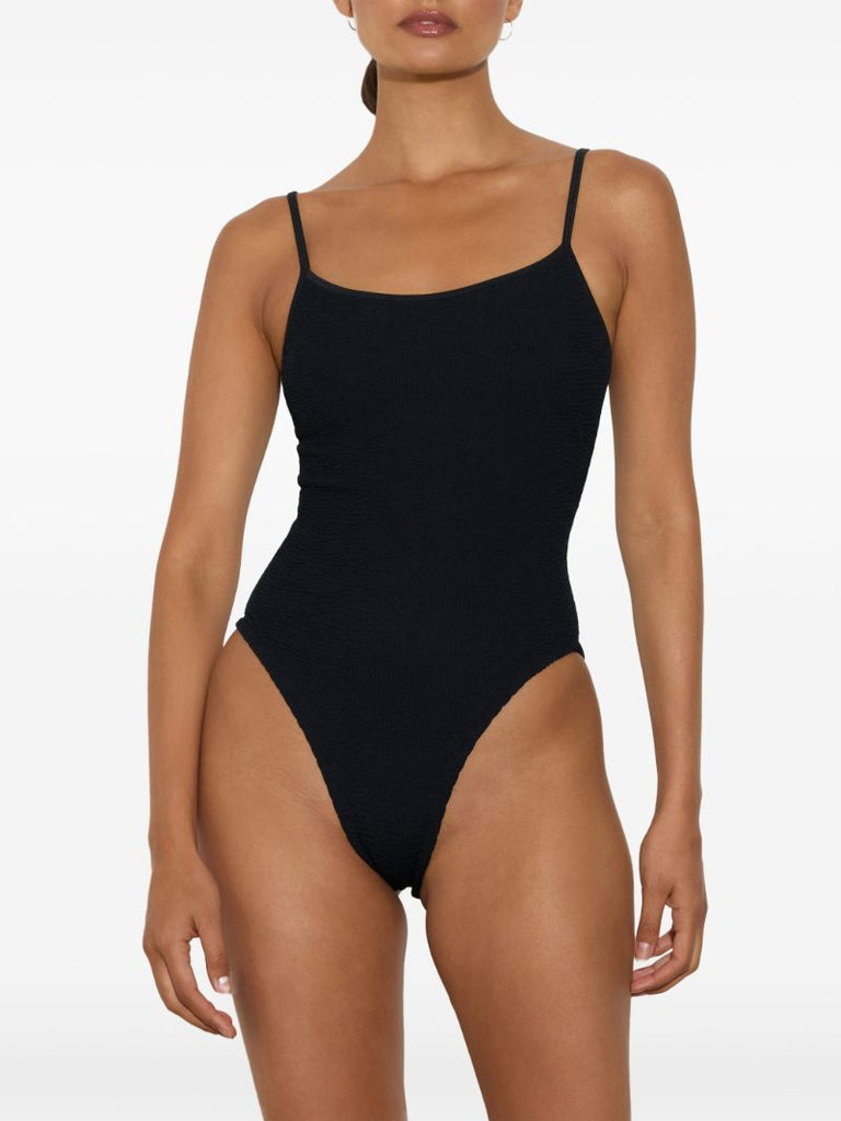 Black Pamela Crinkle Swimsuit