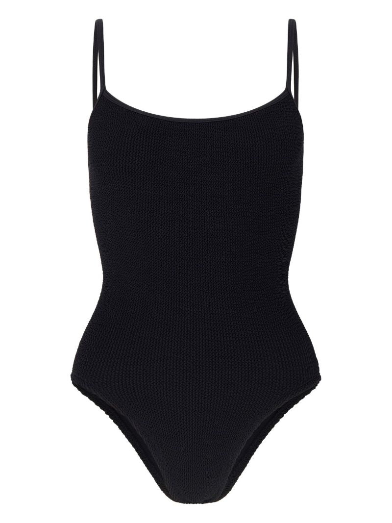 Black Pamela Crinkle Swimsuit