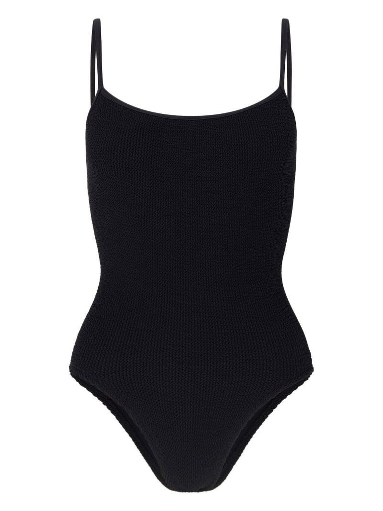 Black Pamela Crinkle Swimsuit