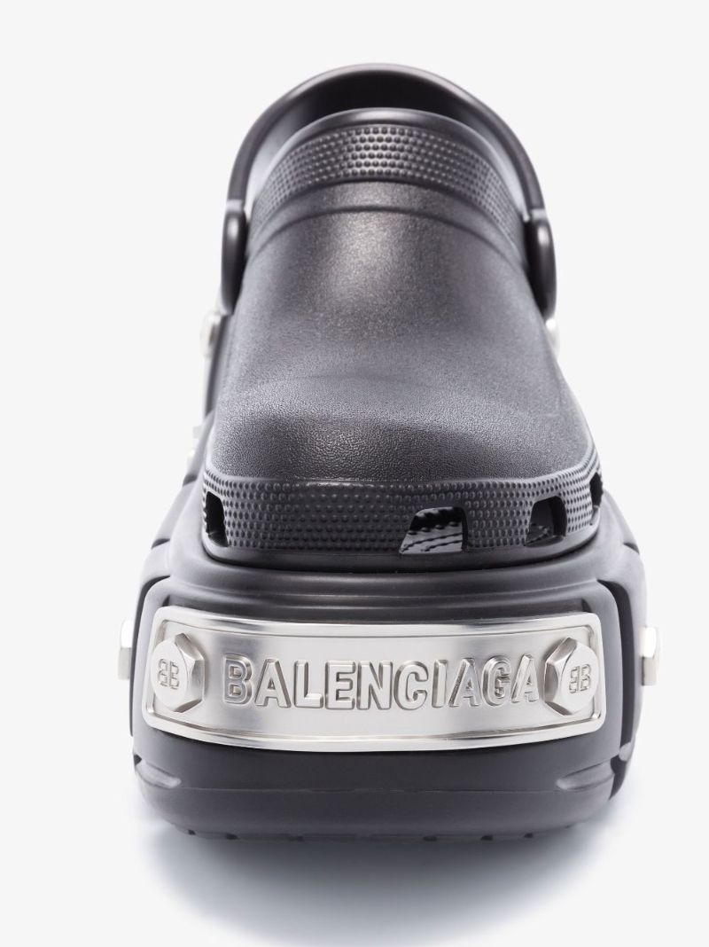 X Crocs Hardcrocs Black 110 Chunky Slides