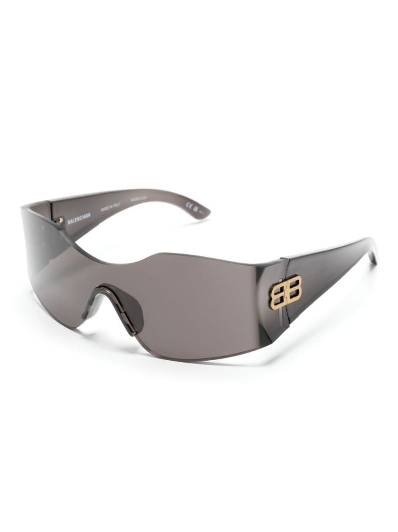Hourglass Shield-frame Sunglasses