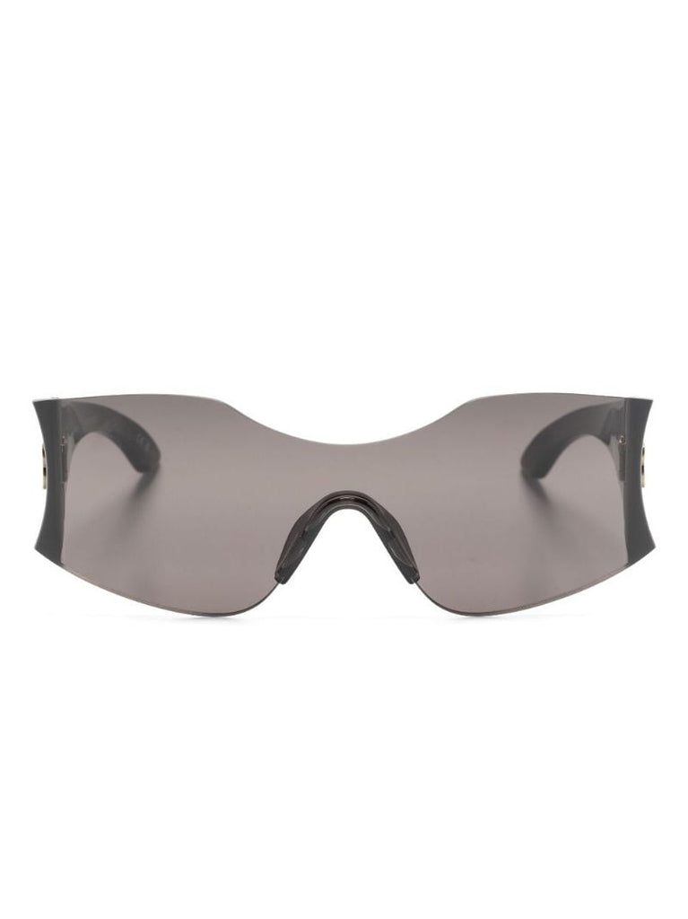 Hourglass Shield-frame Sunglasses