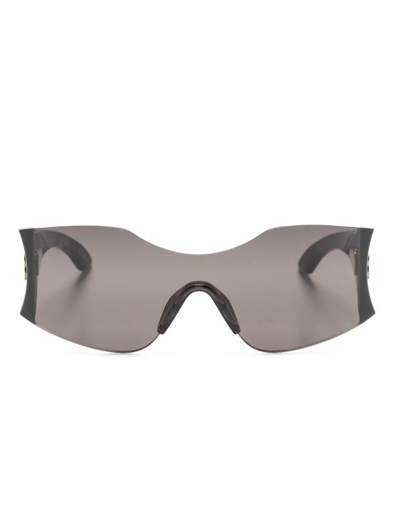 Hourglass Shield-frame Sunglasses