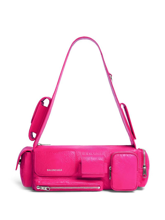 Pink Superbusy Sling Xs Leather Shoulder Bag