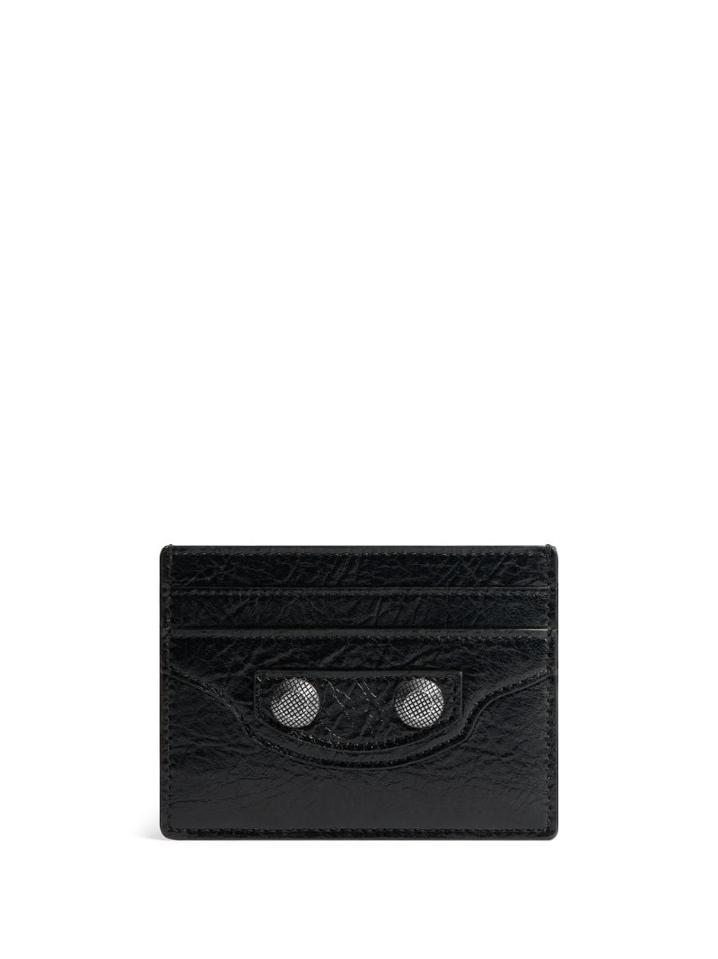 Black Le Cagole Leather Cardholder