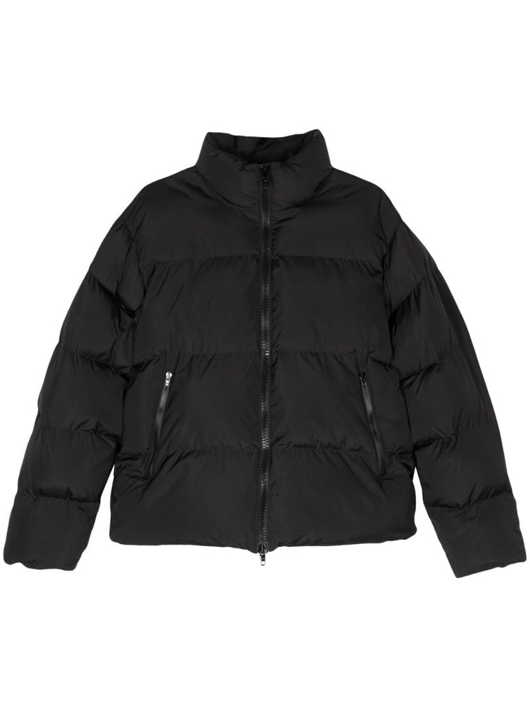 Black Unity Sports Icon Puffer Jacket