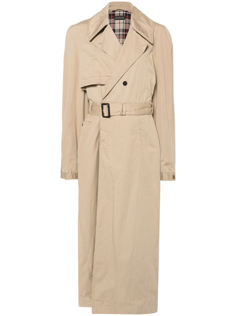 Neutral Deconstructed Trench Coat