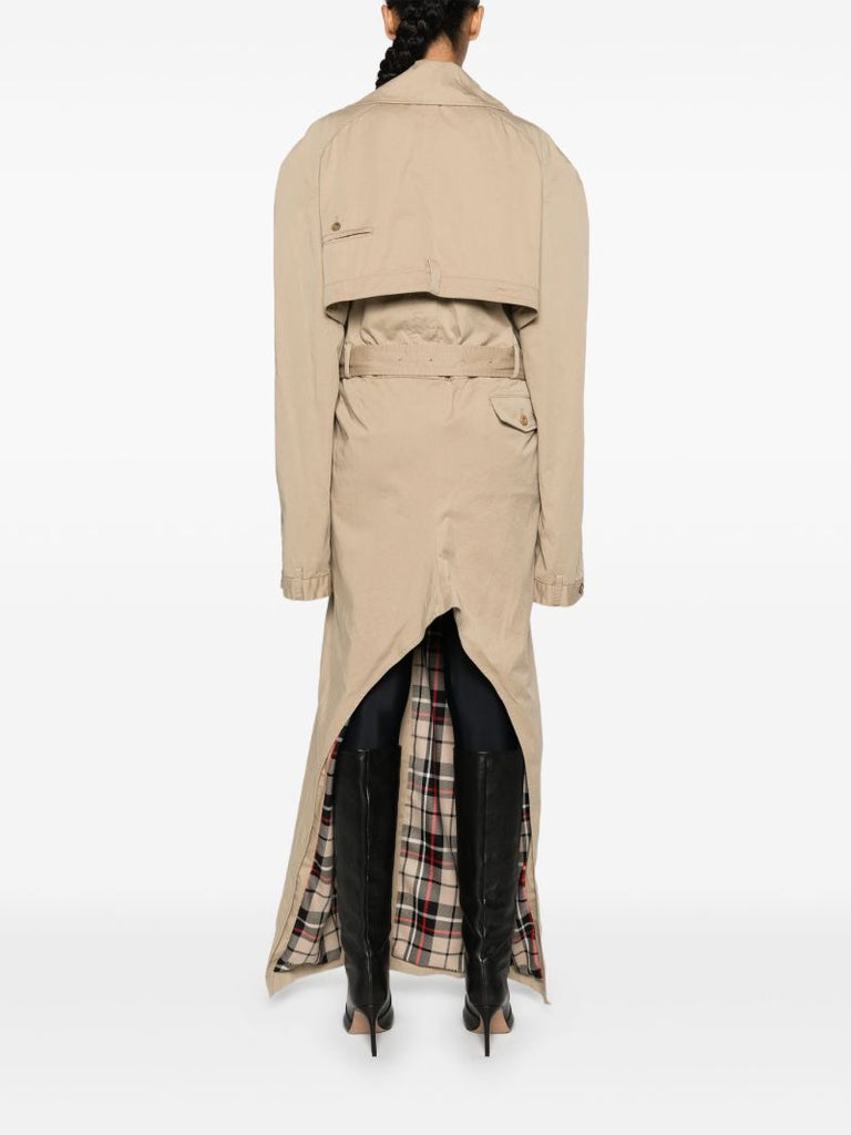 Neutral Deconstructed Trench Coat