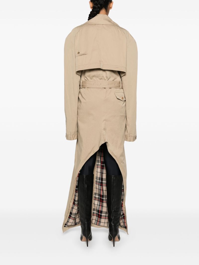 Neutral Deconstructed Trench Coat