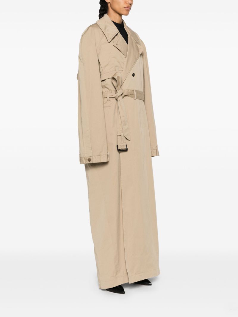 Neutral Deconstructed Trench Coat