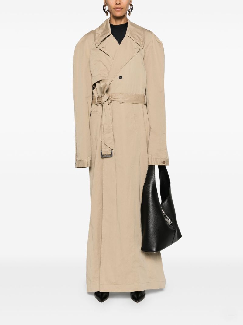 Neutral Deconstructed Trench Coat