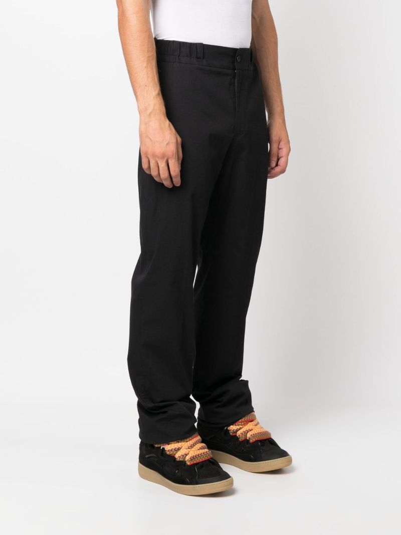 Black Straight-leg Trousers