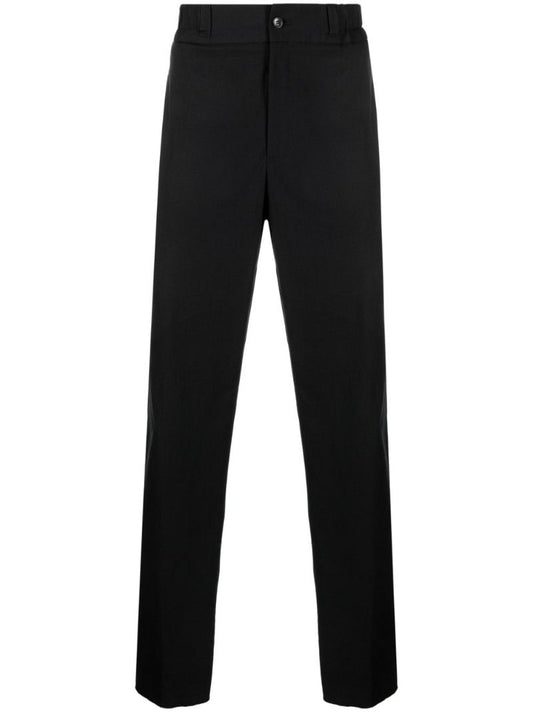 Black Straight-leg Trousers