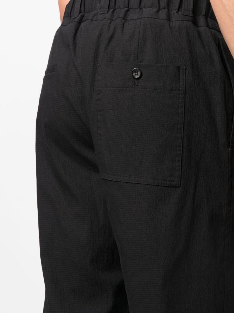 Black Straight-leg Trousers