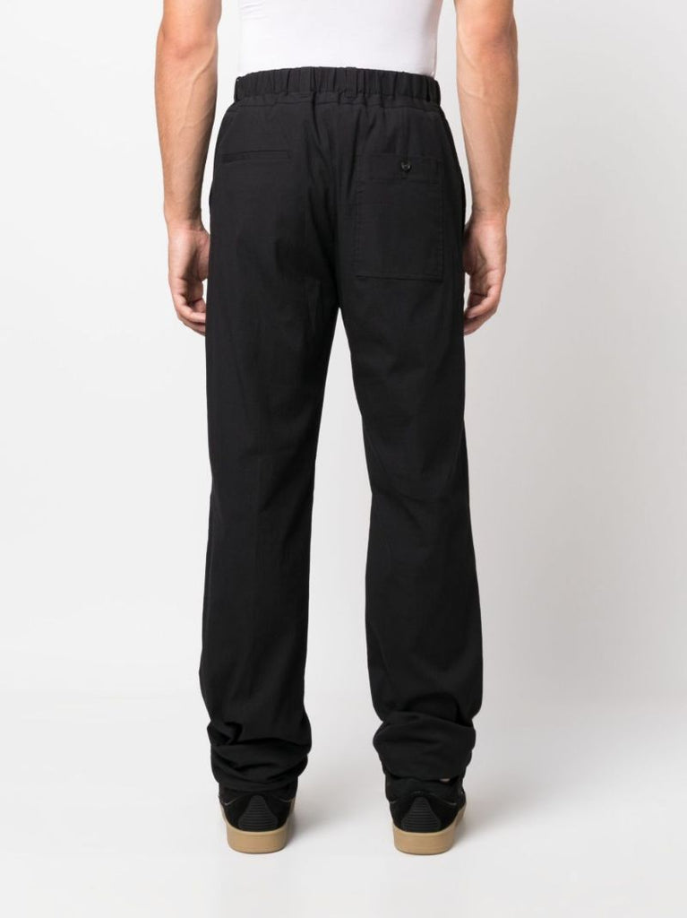 Black Straight-leg Trousers