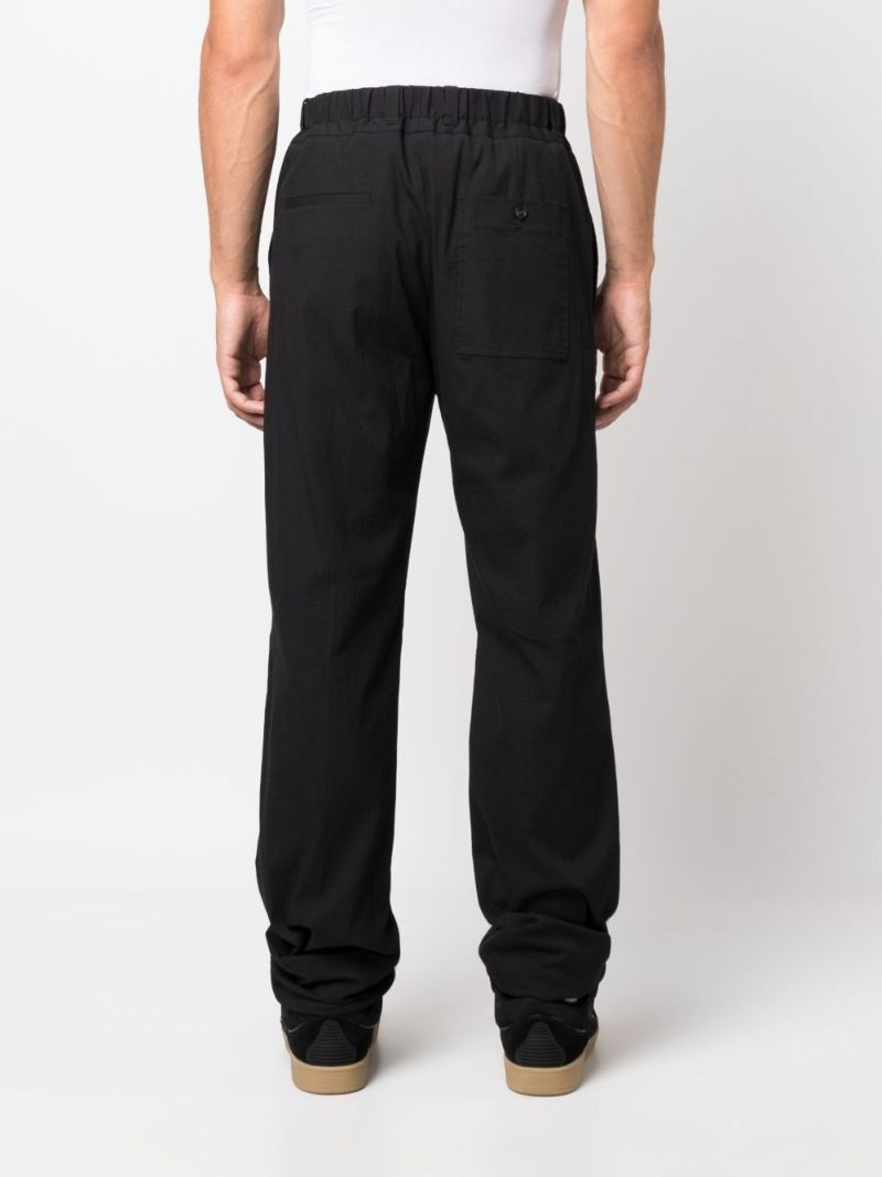 Black Straight-leg Trousers