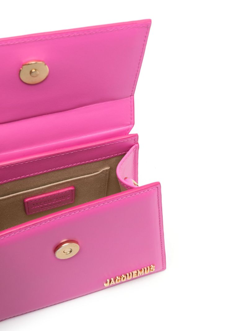 Pink Le Chiquito Noeud Leather Top Handle Bag