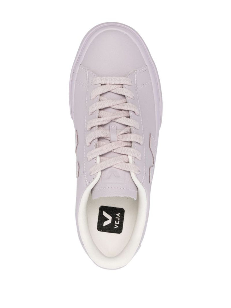 Purple V-10 Leather Sneakers