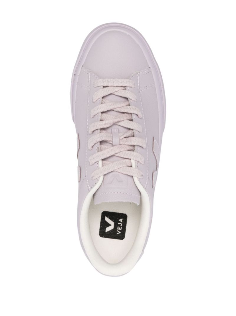 Purple V-10 Leather Sneakers