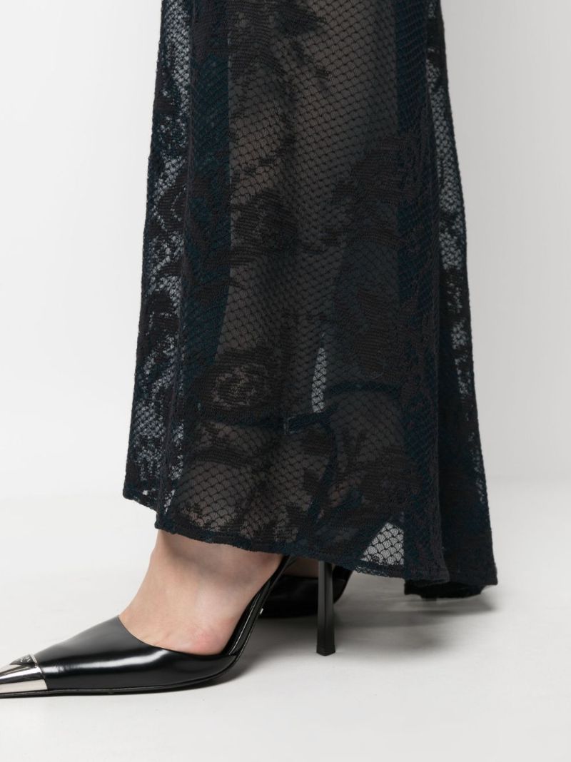 Black Lace Maxi Skirt