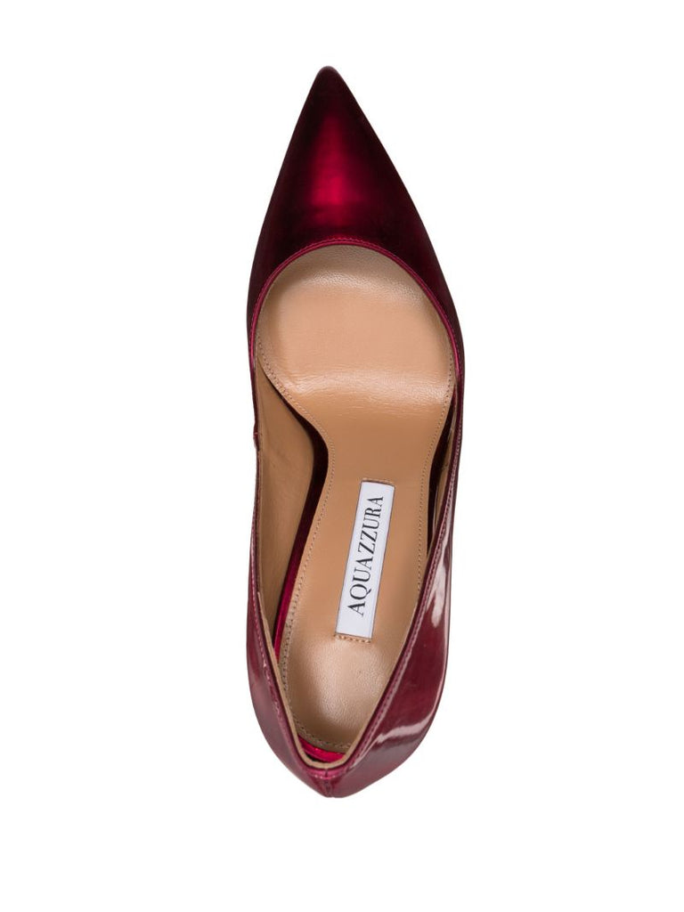 Red Purist 105 Satin Pumps