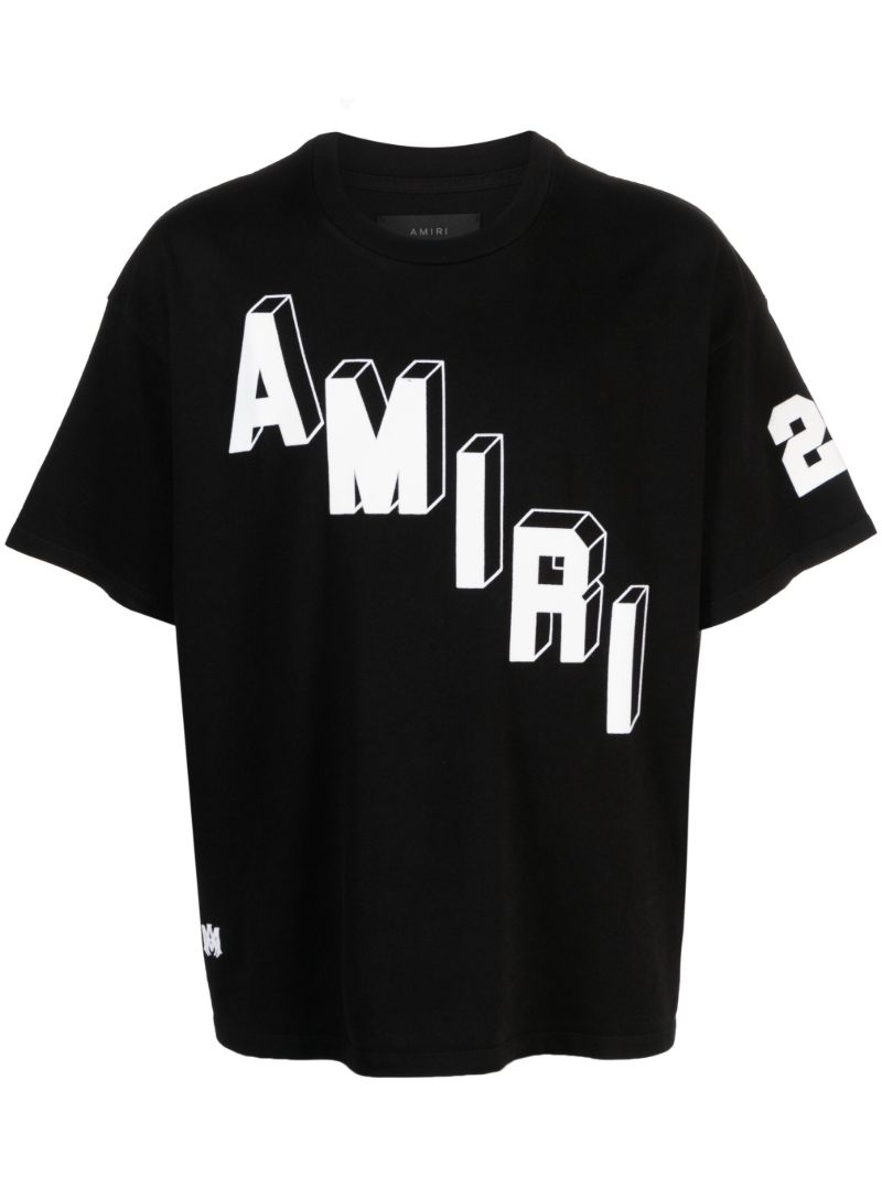 Black Hockey Skater Cotton T-shirt