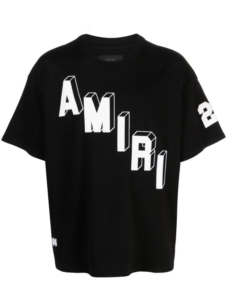 Black Hockey Skater Cotton T-shirt