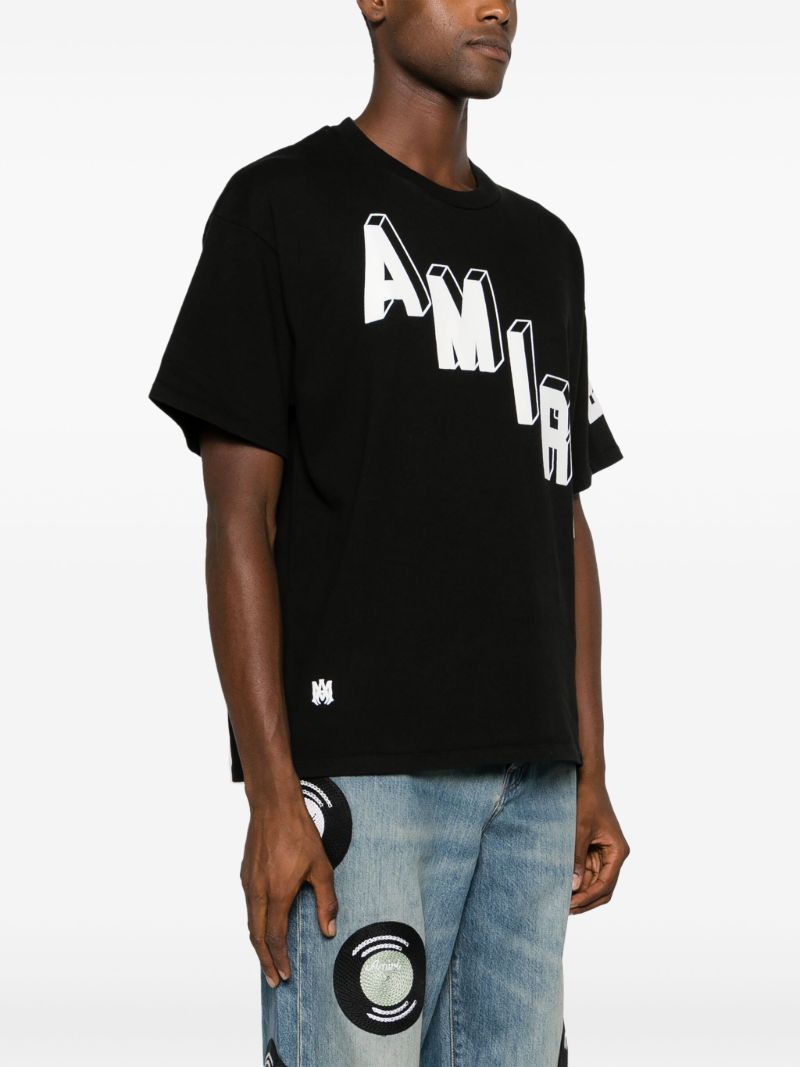 Black Hockey Skater Cotton T-shirt