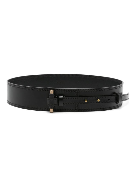 Black Vigo Leather Belt