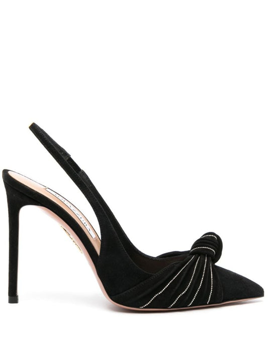 Black Atelier 105mm Suede Pumps