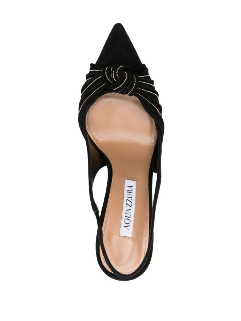 Black Atelier 105mm Suede Pumps