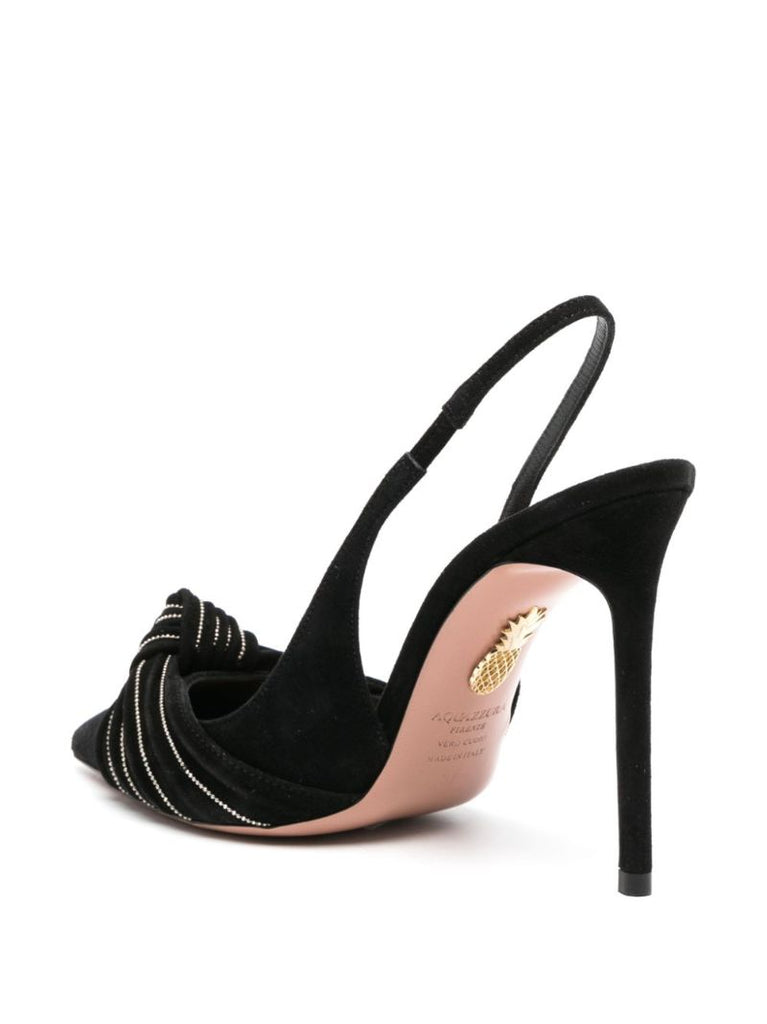 Black Atelier 105mm Suede Pumps