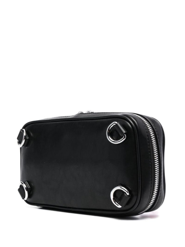 Red Logo Print Cross Body Bag