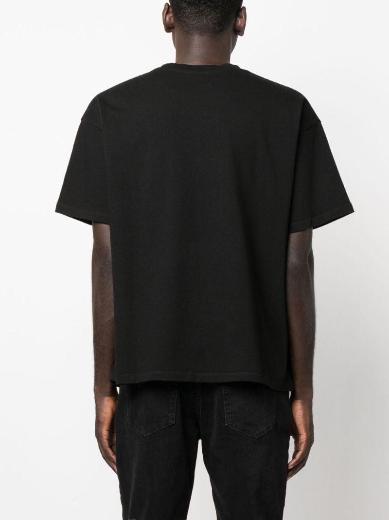Black Logo Print T-shirt