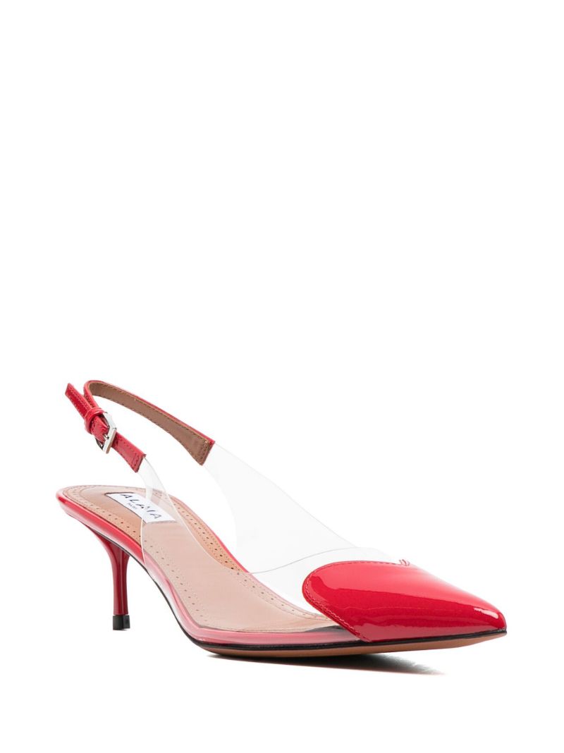Red Le Coeur 55 Slingback Pumps