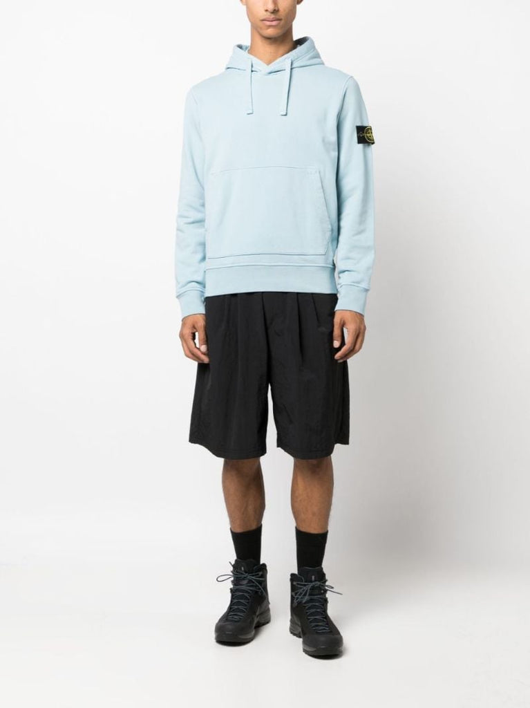 Blue Cotton Hoodie